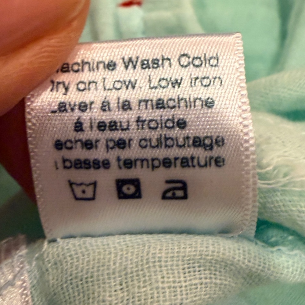 Stark X Women’s Cotton Gauze Mint Color Belted Mini Dress sz M - Picture 10 of 11